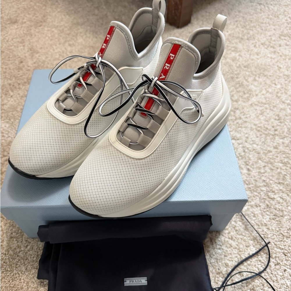 Authentic Prada Cloudburst Style Sneakers Size 37/US7 NIB